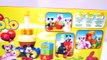 Cupcakes de Cumpleaños Huevos Play Doh Sorpresa Para Mickey y Minnie en su Tren Lego