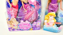 Barbie Pearl Princess Sirena 2 -en- 1 Cambian De Color Barbie Bella Durmiente Disney