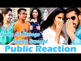 Swag Se Swagat का PUBLIC रिएक्शन | Tiger Zinda Hai | Salman Khan, Katrina Kaif
