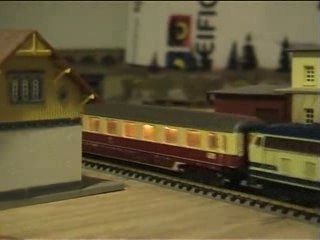 Train miniature Trajet