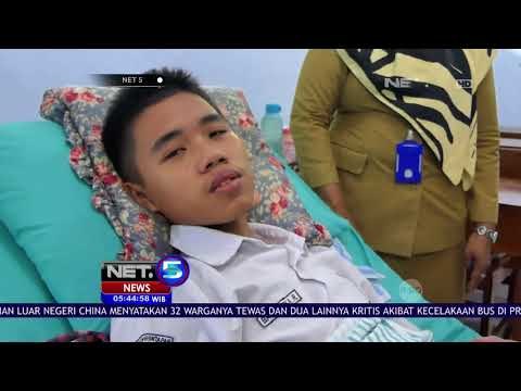 Tangan dan Kakinya Patah, Siswa Ini Tetap Ikuti Ujian Nasional - NET 5