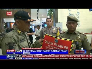 Puluhan Restoran di Sebuah Mall Ditempel Stiker Menunggak Pajak