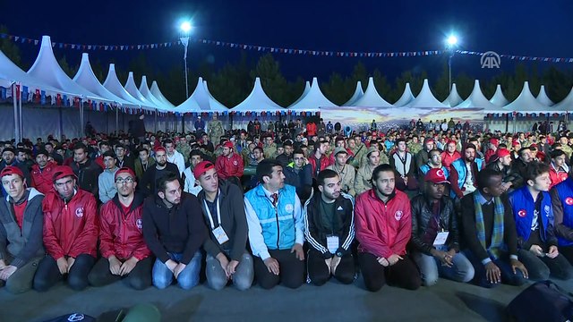 Çanakkale Kara Savaşları'nın 103. yılı - 57. Alay Vefa Yürüyüşü sabah namazı ile başladı - ÇANAKKALE