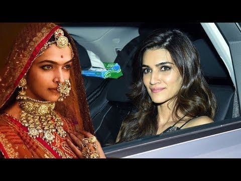 Kriti Sanon पोह्ची Deepika Padukone के Grand Success पार्टी पर | Padmavati