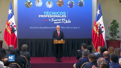 Gobierno chileno presenta proyecto de ley de gratuidad en educación técnica