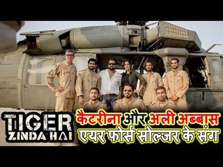 Katrina और Ali Abbas की तश्वीर Air Force Soldier के संग Tiger Zinda Hai