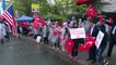 Washington'da 'Ermeni iddialarına' karşı protesto - WASHİNGTON