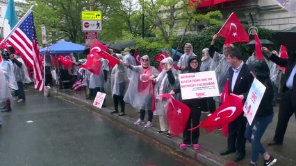 Washington'da 'Ermeni iddialarına' karşı protesto - WASHİNGTON