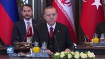 Líderes turcos, iraníes y rusos discuten proceso de paz sirio