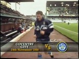 Coventry City - Leeds United 24-11-1990 Division One