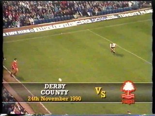 Derby County - Nottingham Forest 24-11-1990 Division One