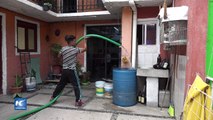 Difícil abastecimiento de agua en varias zonas de la Ciudad de México