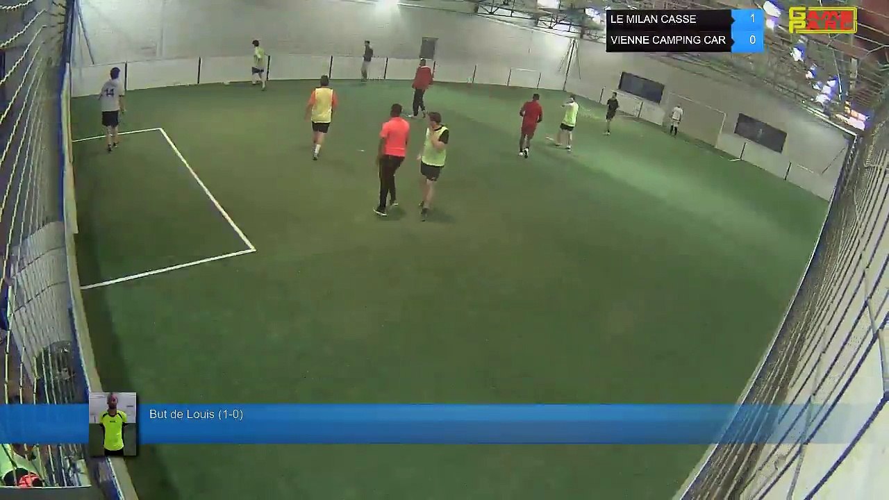But de Louis (1-0) - LE MILAN CASSE Vs VIENNE CAMPING CAR - 24/04/18 21:00 - LIGUE 3
