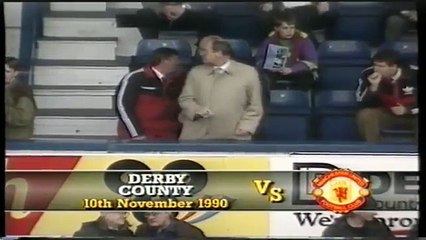 Derby County - Manchester United 10-11-1990 Division One