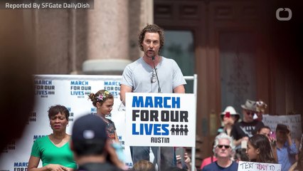 Matthew McConaughey Worried March For Our Lives Movement Will Get "Hijacked'