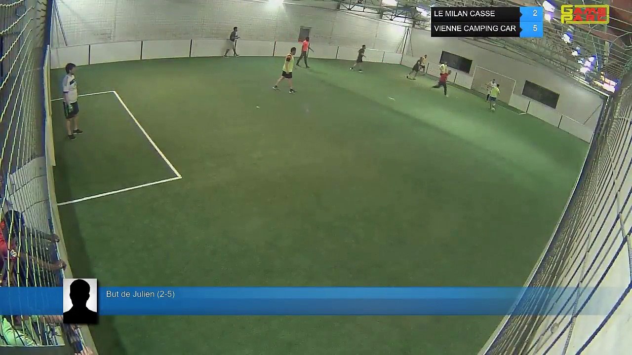 But de Julien (2-5) - LE MILAN CASSE Vs VIENNE CAMPING CAR - 24/04/18 21:00 - LIGUE 3