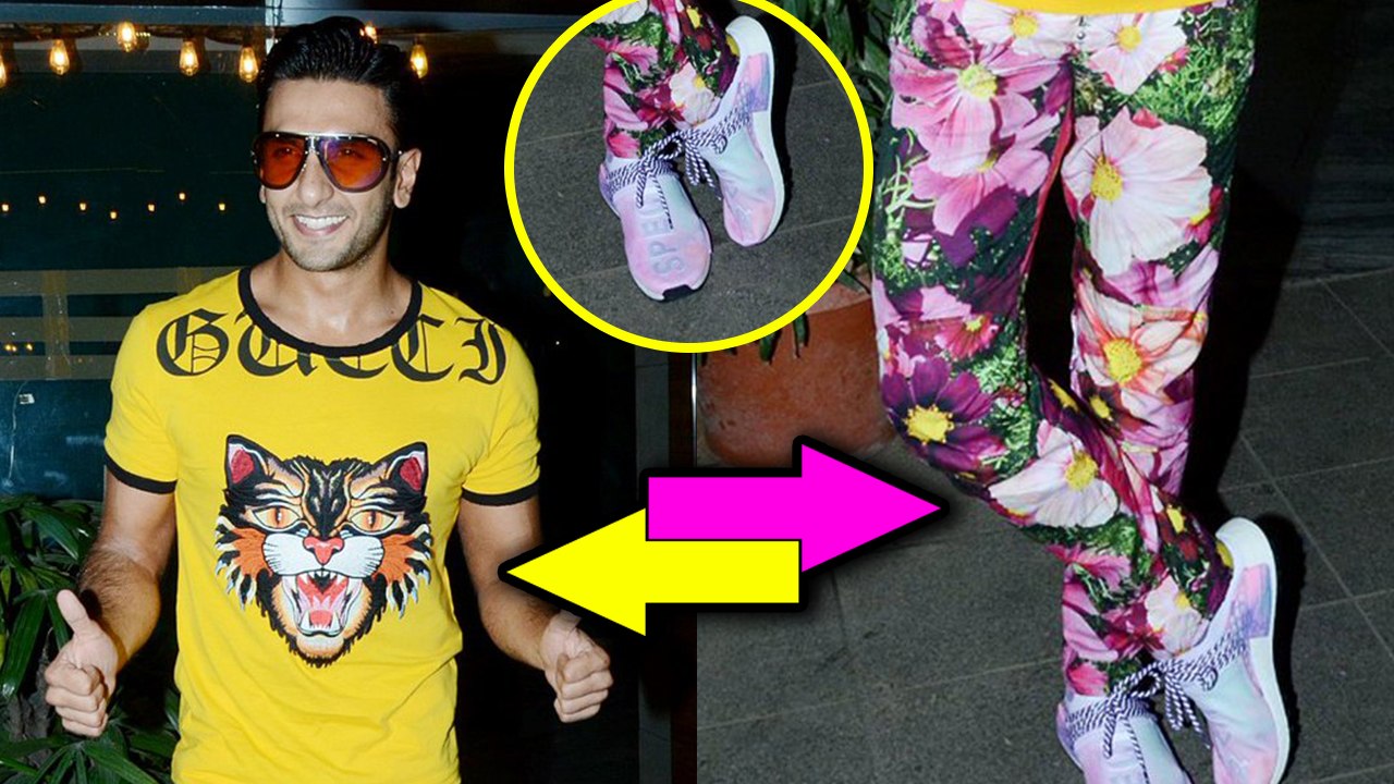 Ranveer Singh UNBELIEVABLE Quirky Outfit At Gully Boy Wrap Up Party With Alia Bhatt
