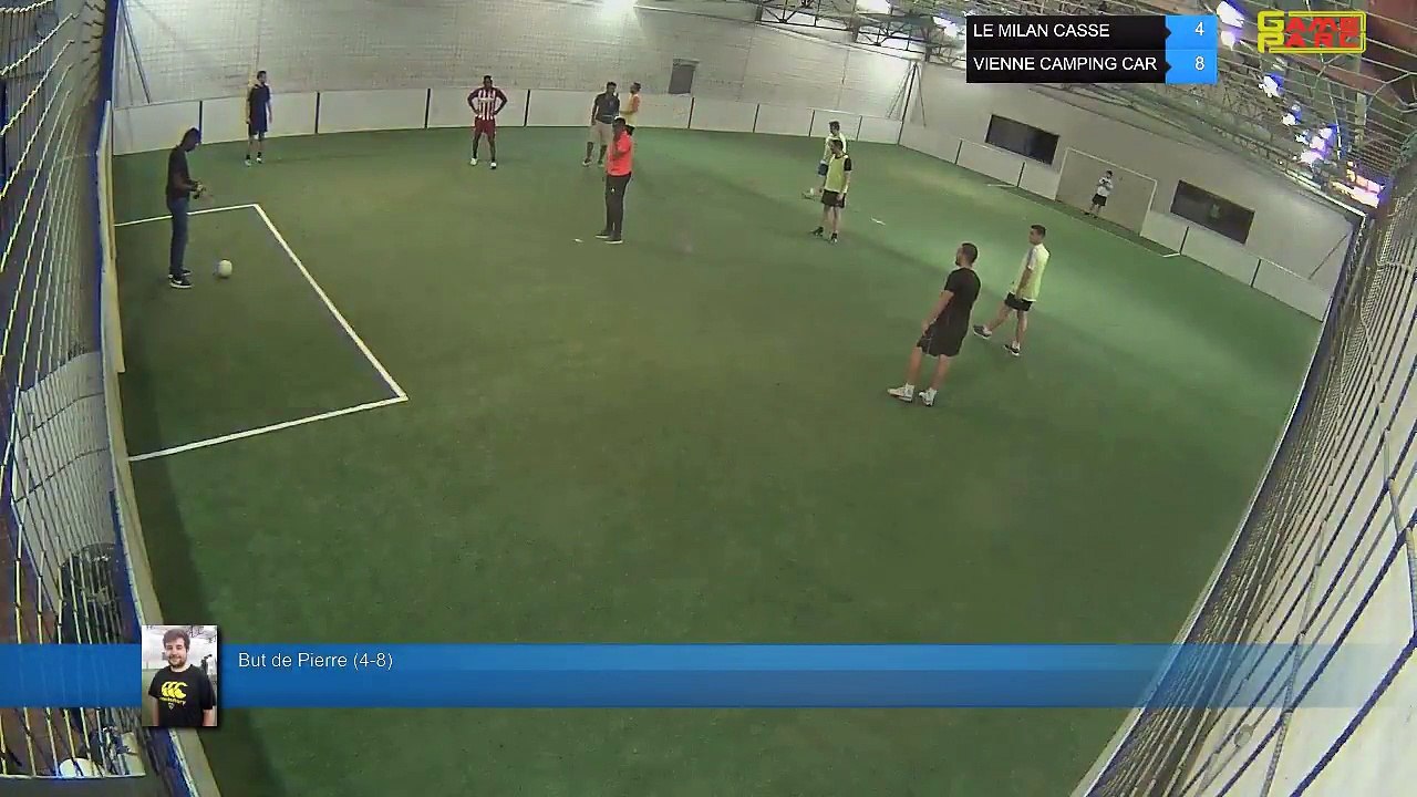 But de Pierre (4-8) - LE MILAN CASSE Vs VIENNE CAMPING CAR - 24/04/18 21:00 - LIGUE 3