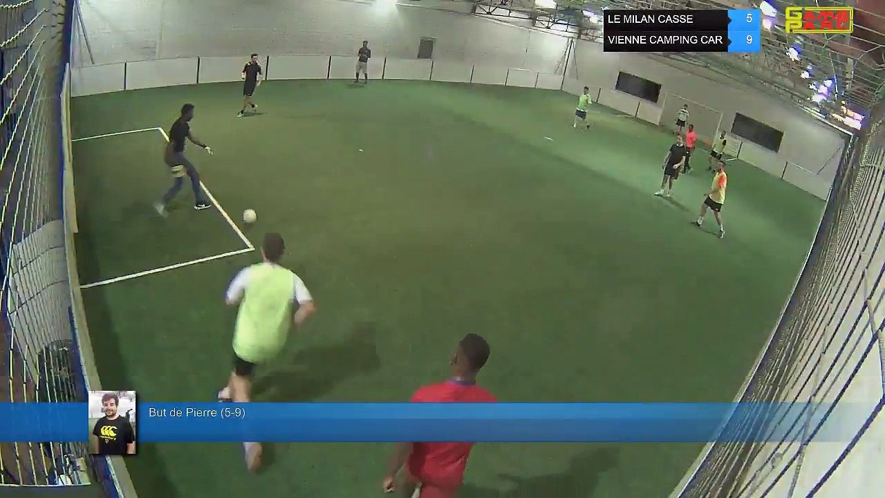 But de Pierre (5-9) - LE MILAN CASSE Vs VIENNE CAMPING CAR - 24/04/18 21:00 - LIGUE 3