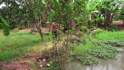 Mini Underground Pool for Water Storage and Drainage Tunnel - Primitive Culture