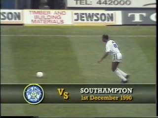 Leeds United - Southampton 01-12-1990 Division One
