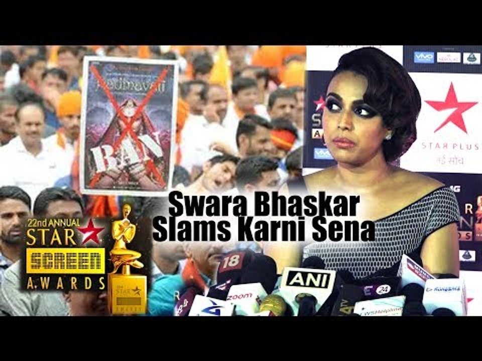 Swara Bhaskar की Padmavati के Controversy पर प्रतिक्रिया | दिया करनी सेना को जवाब