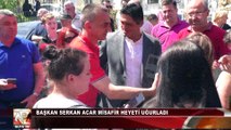 Başkan Serkan Acar Misafir Heyeti Uğurladı