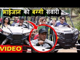 Salman Khan ने की परिवार संग Buggy की सवारी | FULL VIDEO | Sohail Khan, Iulia, Sangeeta