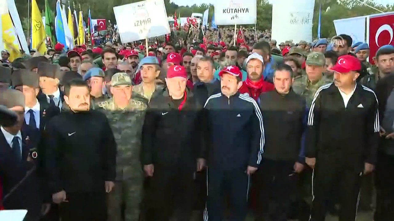 Çanakkale Kara Savaşları'nın 103. yılı - 57. Alay Vefa Yürüyüşü - ÇANAKKALE