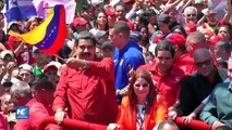 Multitudinaria concentración respalda candidatura de Nicolás Maduro en Venezuela