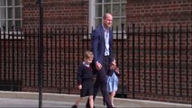 Prince William returns to hospital with Prince George and Princess Charlotte
