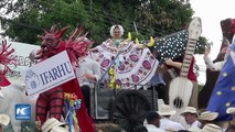Realizan tradicional desfile de las Mil Polleras