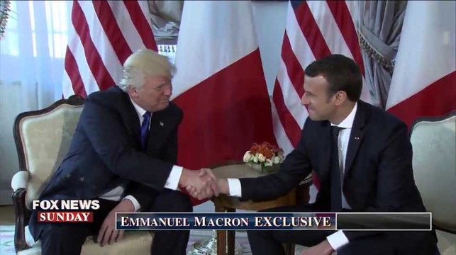 Sur Fox News, Macron raconte sa première poignée de main avec Trump