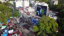 Donde había inmuebles colapsados, hoy no queda ni escombros en la Ciudad de México