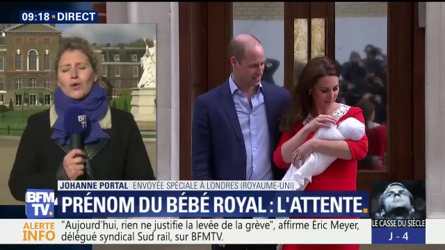 Les Britanniques toujours dans l'attente du prénom du nouveau Royal Baby