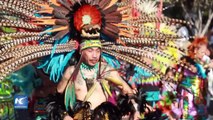 Culminan concheros de Querétaro tradicional danza