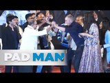 Akshay Kumar और Sonam ने किया 16 Superheroes के साथ FUNNIEST डांस  | PADMAN Song लॉन्च