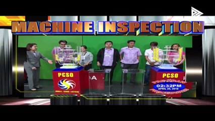 PCSO 4 PM Lotto Draw, April 25, 2018
