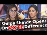 Shilpa Shinde की प्रतिक्रिया Hina Khan के VOTE वाले Comment पर