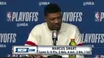 Marcus Smart Press Conference After Game 5 Return -