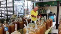 Cubano utiliza condones para fermentar sus vinos