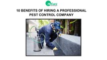 10 BENEFITS OF HIRING A PROFESSIONAL PEST CONTROL COMPANY