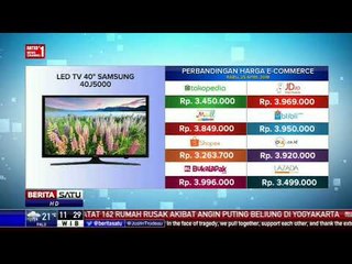 Perbandingan Harga E-Commerce: LED TV 40" Samsung 4DJ500D