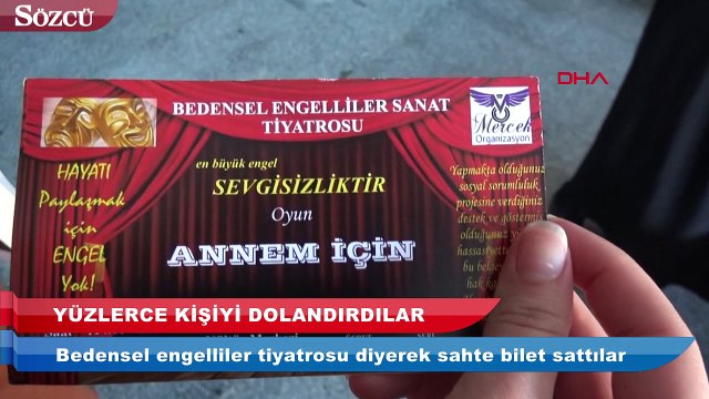 Rize’de sahte tiyatro bileti ile yüzlerce kişiyi dolandırdılar