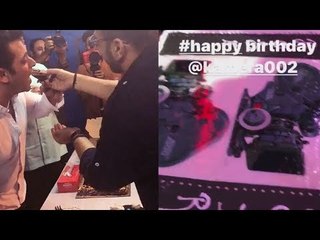 Video - Salman की Race 3 टीम ने मनाया Ayananka Bose का जन्मदिन | Customized Cake