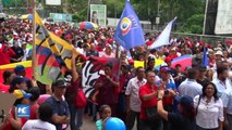 Concentración de chavistas en apoyo a Maduro