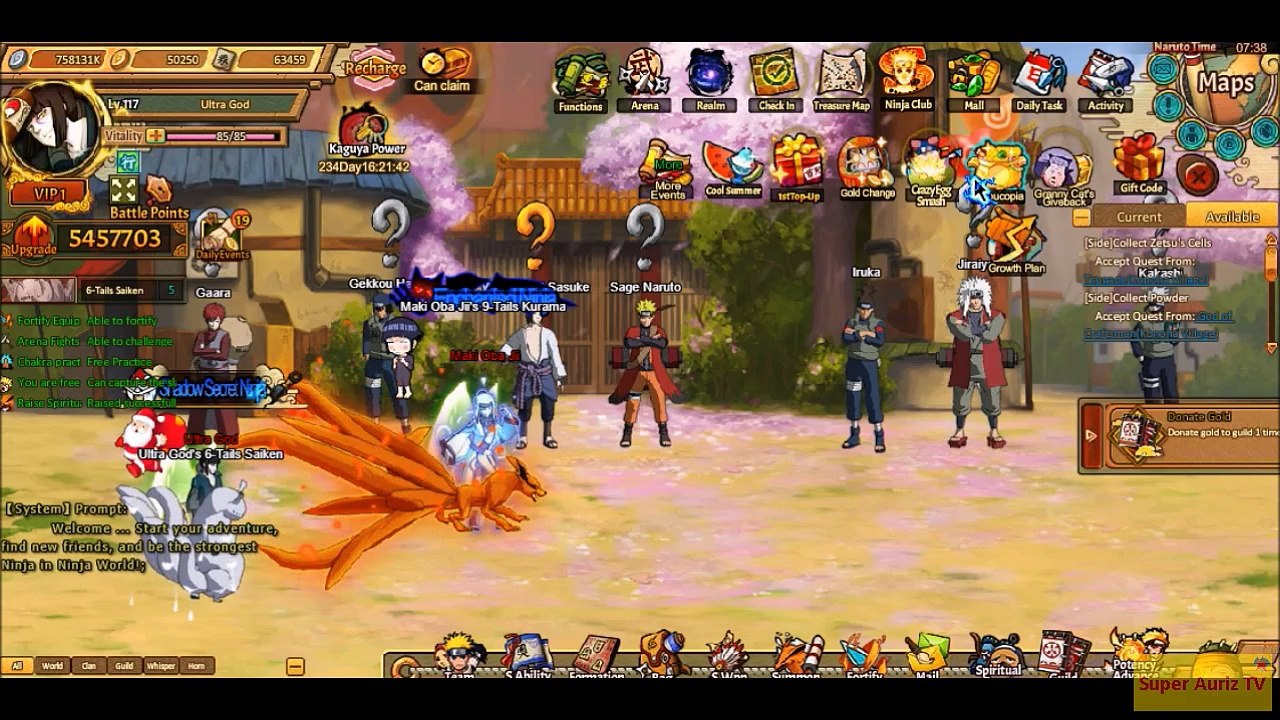 Unlimited Anime Classic Ninja - Growth Fund Investing 40k Gold VIP1