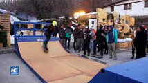 Exhibición de Skate a 2500 metros sobre el nivel del mar