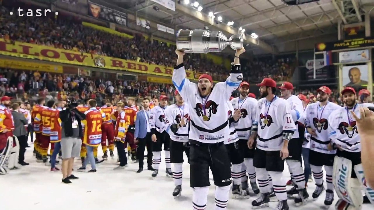 Hokejisti Banskej Bystrice zvíťazili v rozhodujúcom siedmom finálovom zápase play off Tipsport Ligy 2017/2018