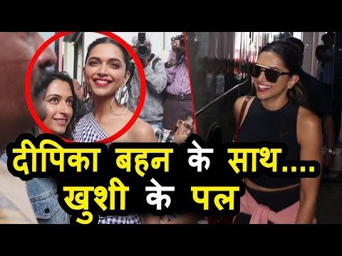 Deepika Padukone अपनी बेहेन Anisha Padukone के साथ पोह्ची Colors Infiniti Set Bffs पर